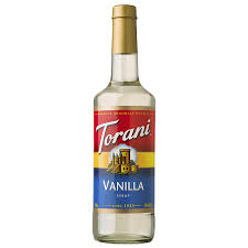 CC-340050#B Torani Vanilla Syrup 750ml