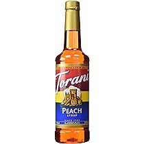 CC-340170#B Torani Peach Syrup 750ml