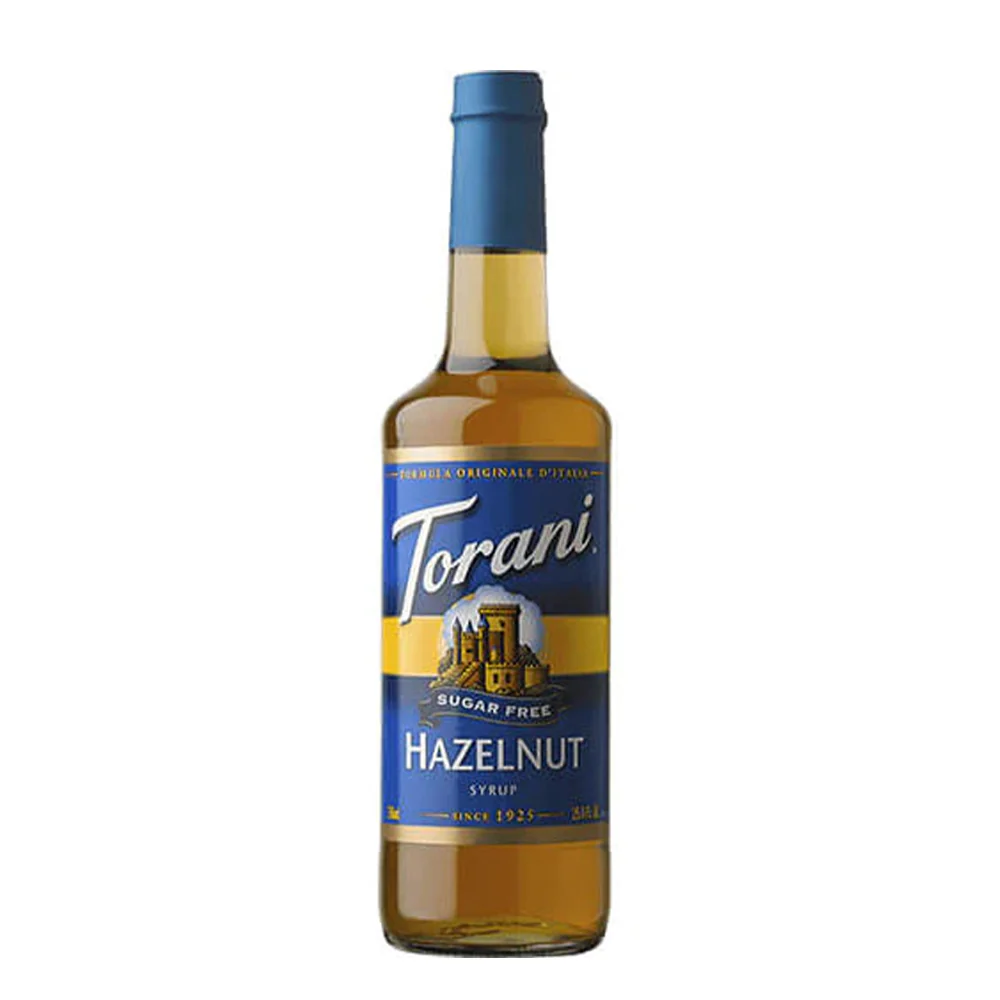 CC-340730#B Torani Sugar Free Classic Hazelnut 750 ml