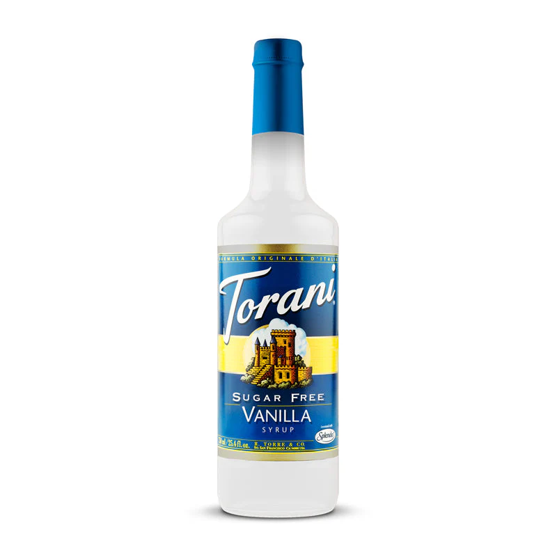 CC-340770#B Torani Sugar Free Vanilla Syrup 750ml