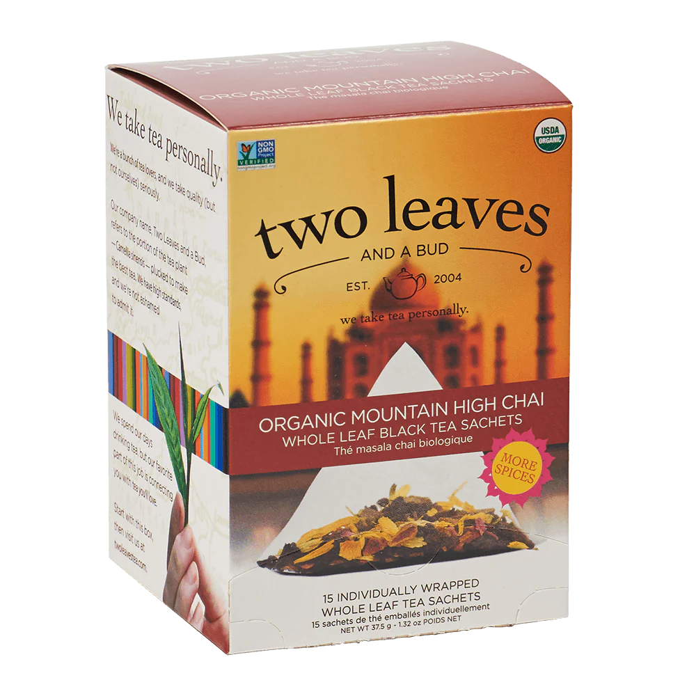 CC-365100#B💔 Two Leaves Organic Mountain High Chai 15's