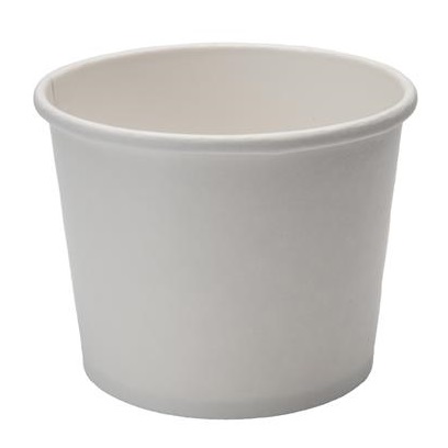 EP-PFC10 Eco-Packaging 10oz White Paper Soup Bowl 1000/cs