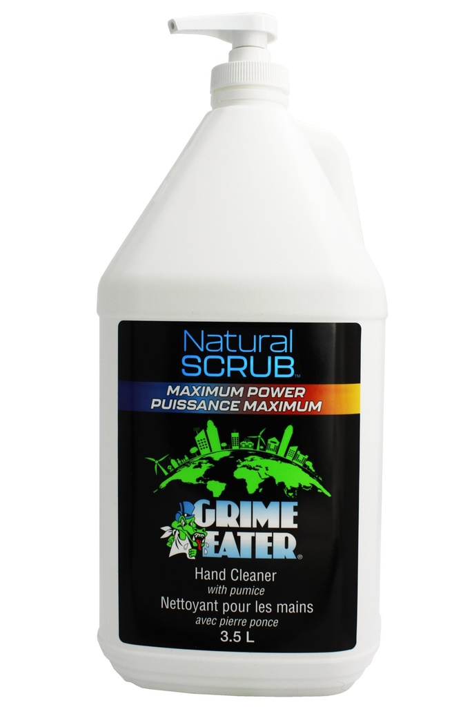 GE-37-04#B💔 Grime Eater Hand Cleaner Natural Scrub with Pumice 3.5L /pump