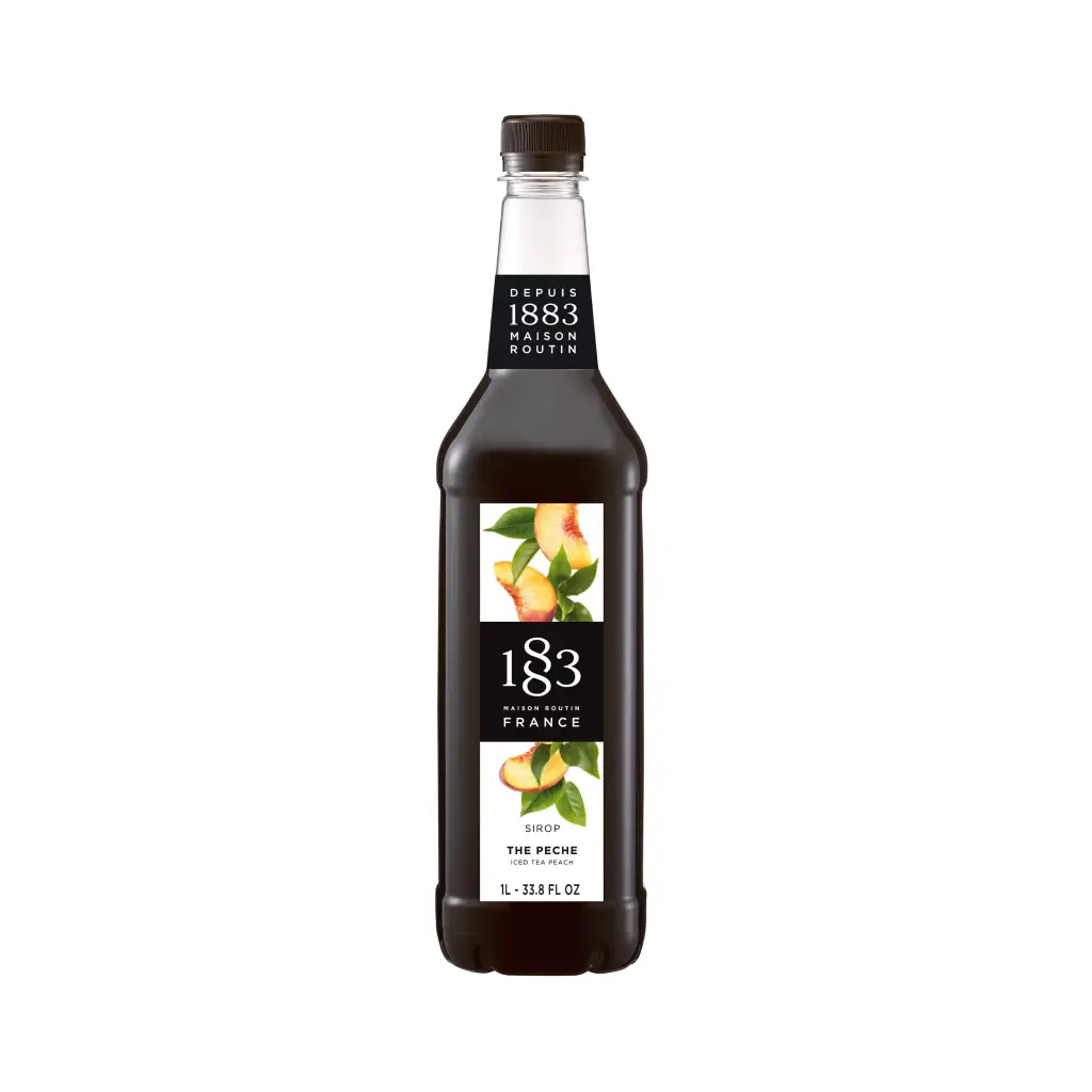 GH-182202#B💔 1883 Iced Tea Peach Syrup 1L glass bottle