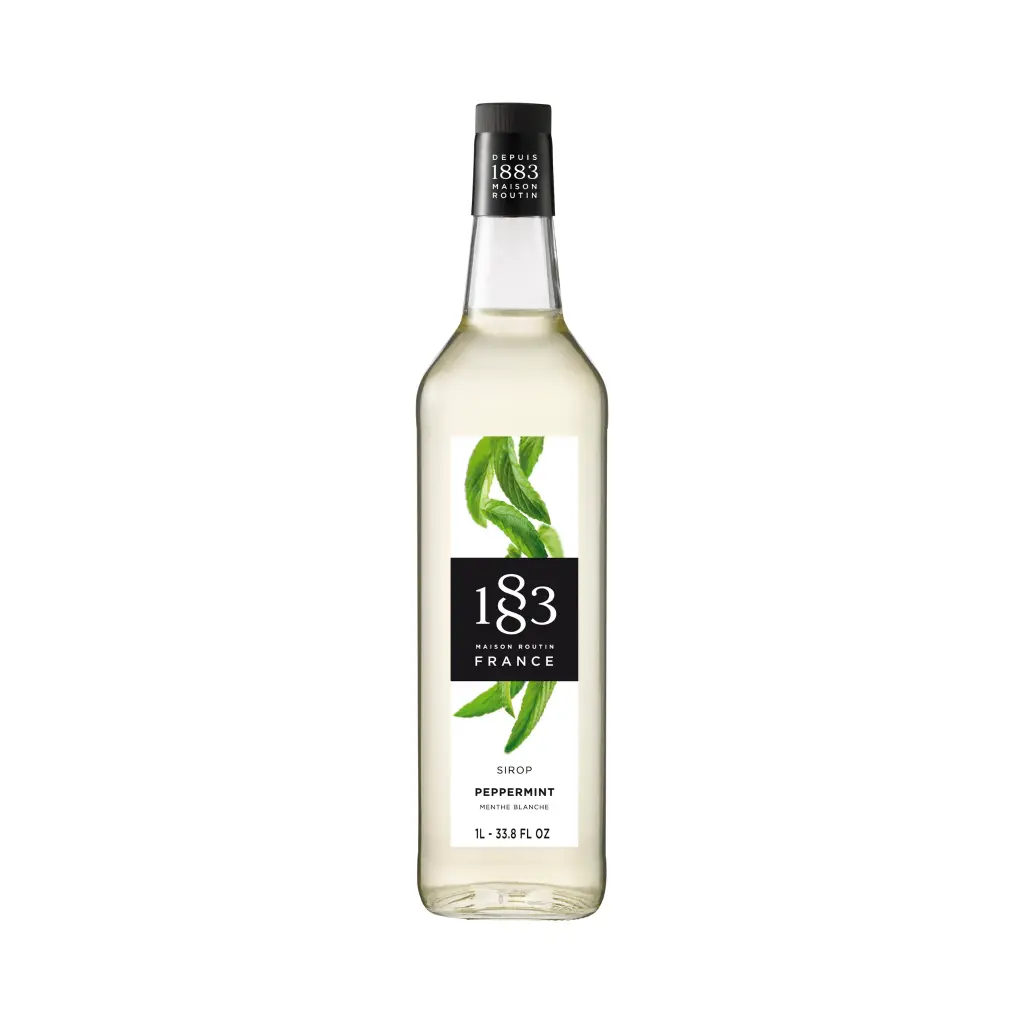 GH-184245#B 1883 Peppermint Syrup 1L glass bottle