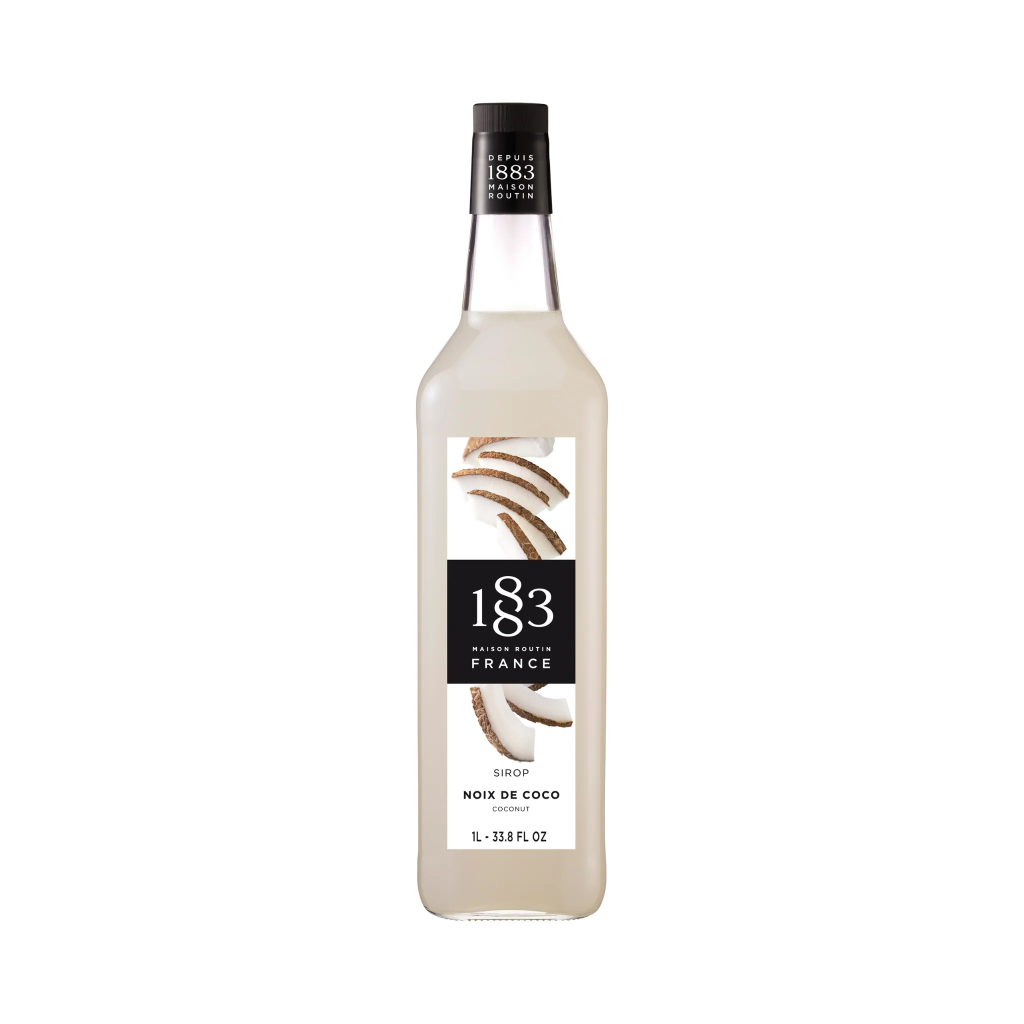GH-185420#B 1883 Coconut  Syrup 1L  glass bottle