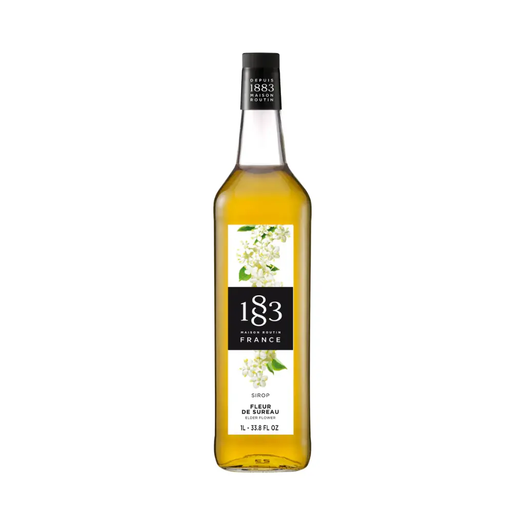 GH-186021#B 1883 Elderflower Syrup 1L glass bottle