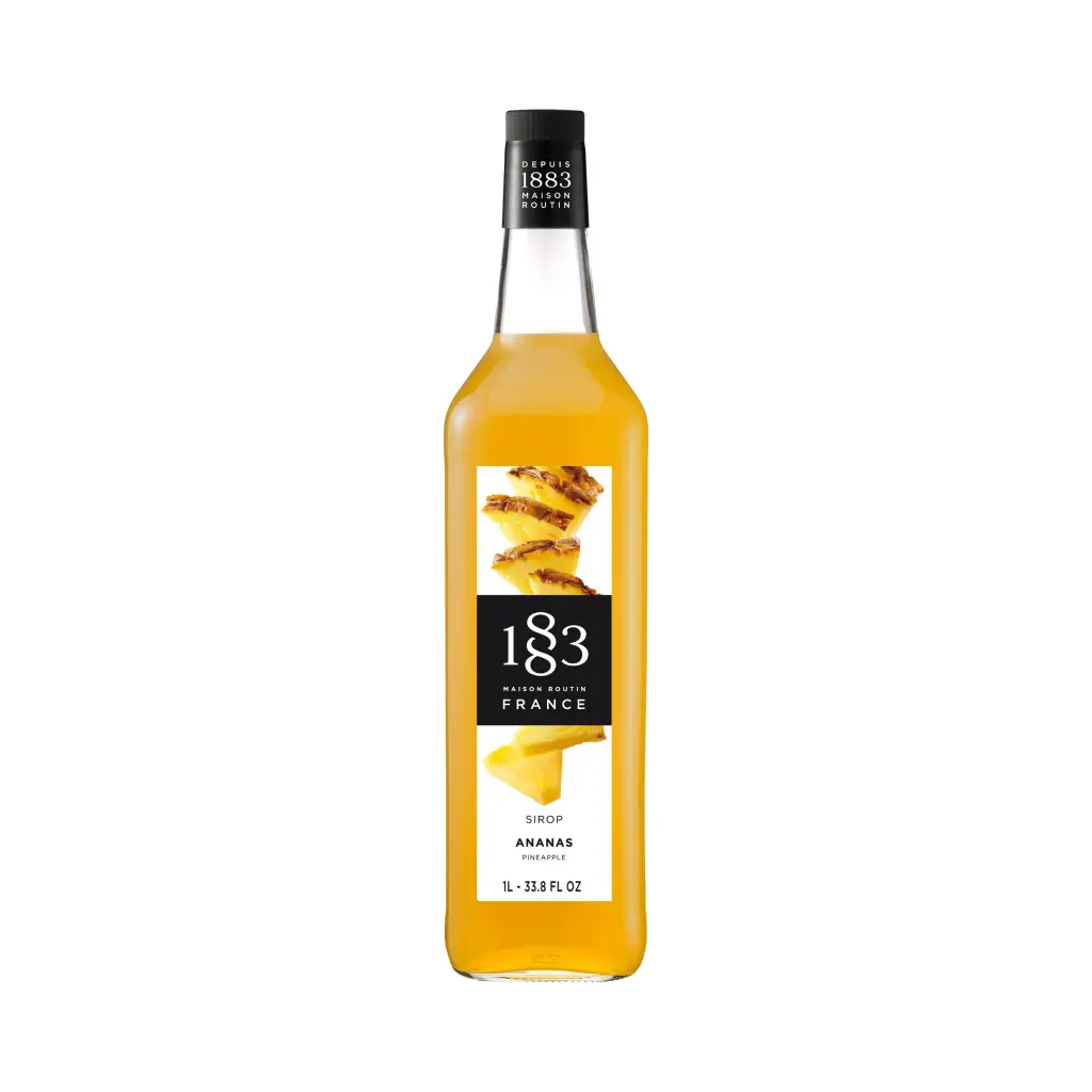 GH-186043#B 1883 Pineapple Syrup 1L  glass bottle
