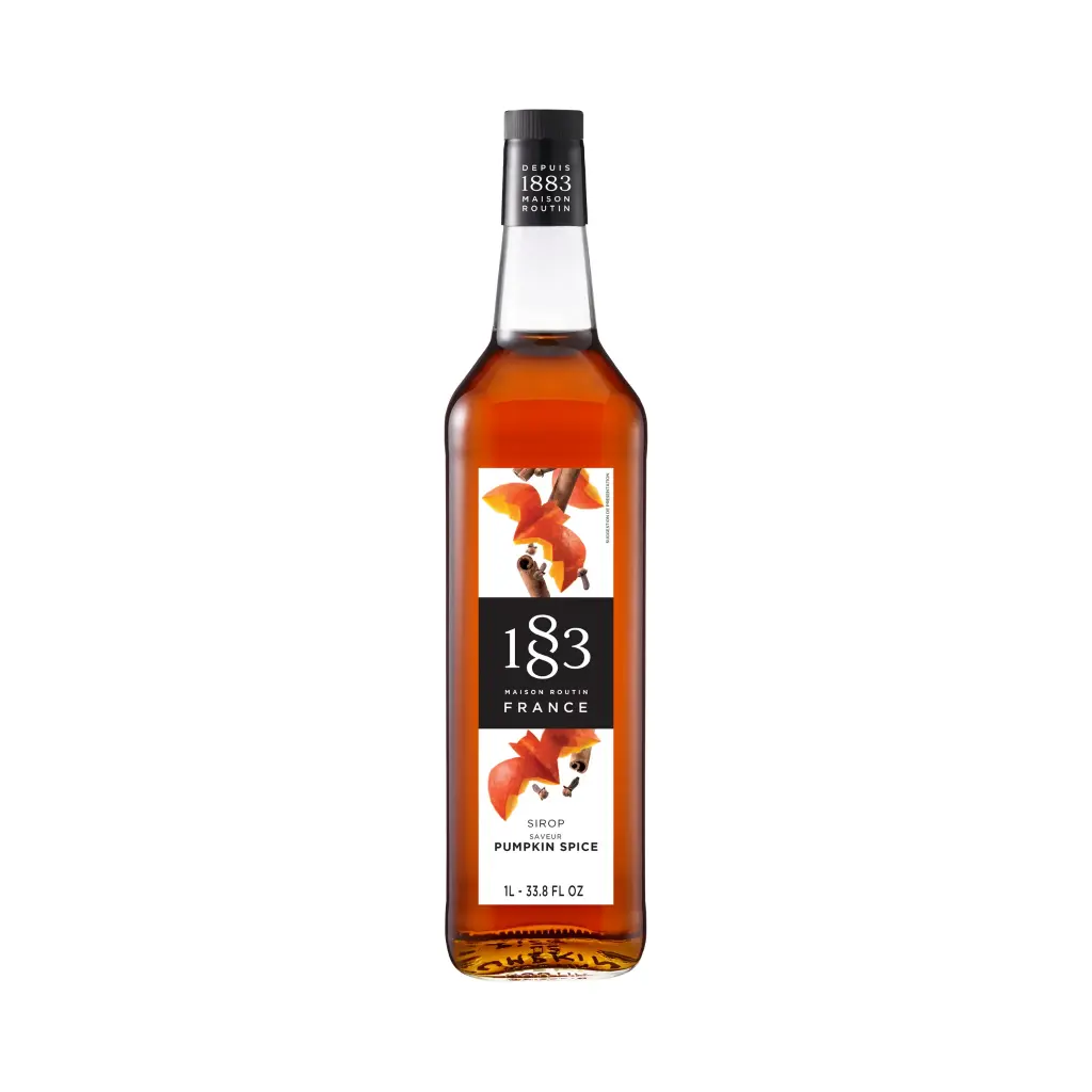 GH-186095#B 1883 Pumpkin Spice Syrup 1L glass bottle
