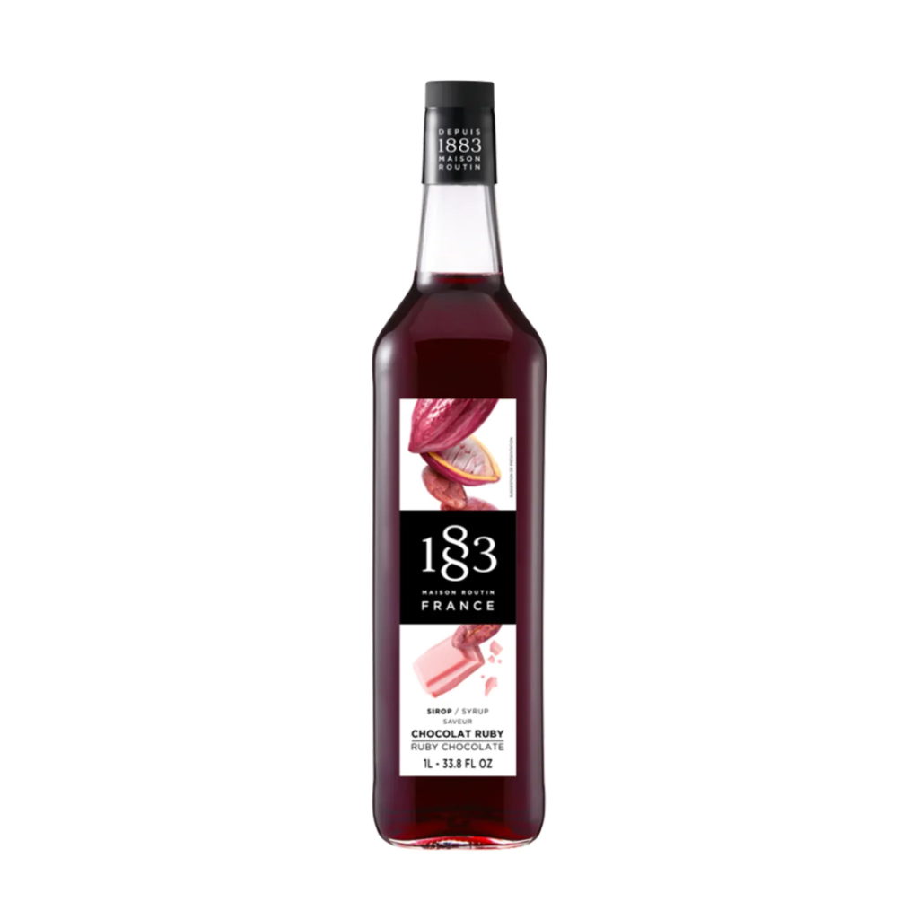 GH-186395#B💔 1883 Chocolate Ruby Syrup 1L glass bottle