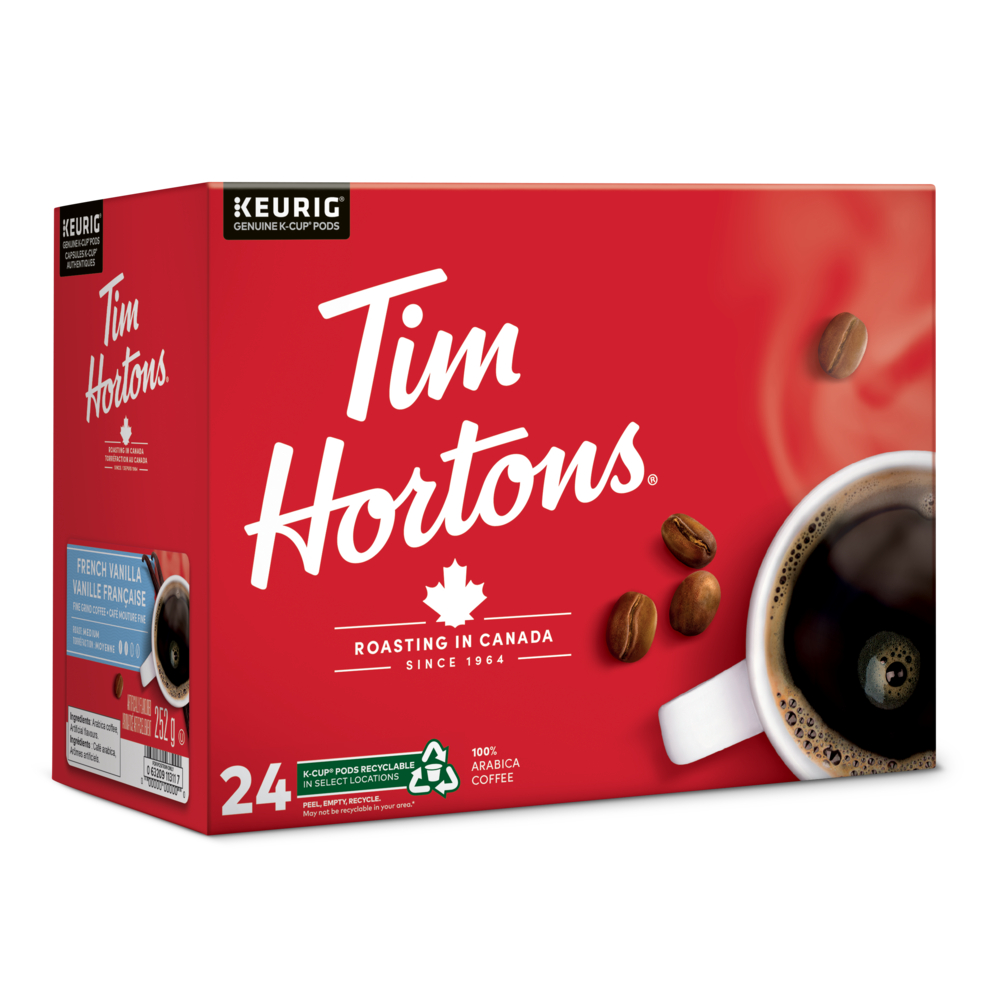 KG-61-11311#B💔 Tim Hortons French Vanilla Kcups 24/bx