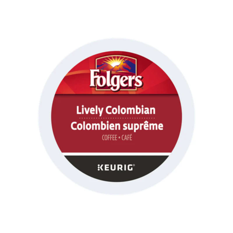 KG-61-22709#B💔 Folgers Lively Colombian Kcups 24/bx