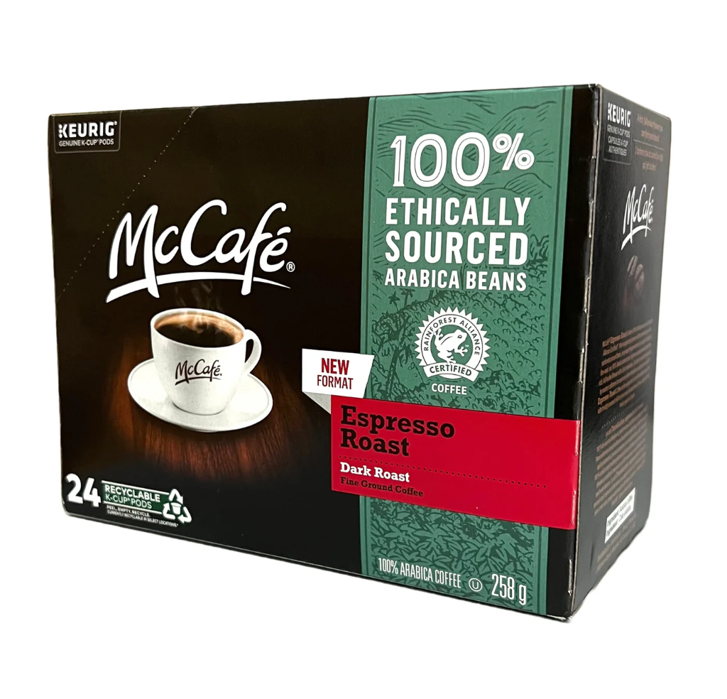 KG-61-60849#B💔 McCafe Espresso Roast Kcups 24 boxes x 4/case