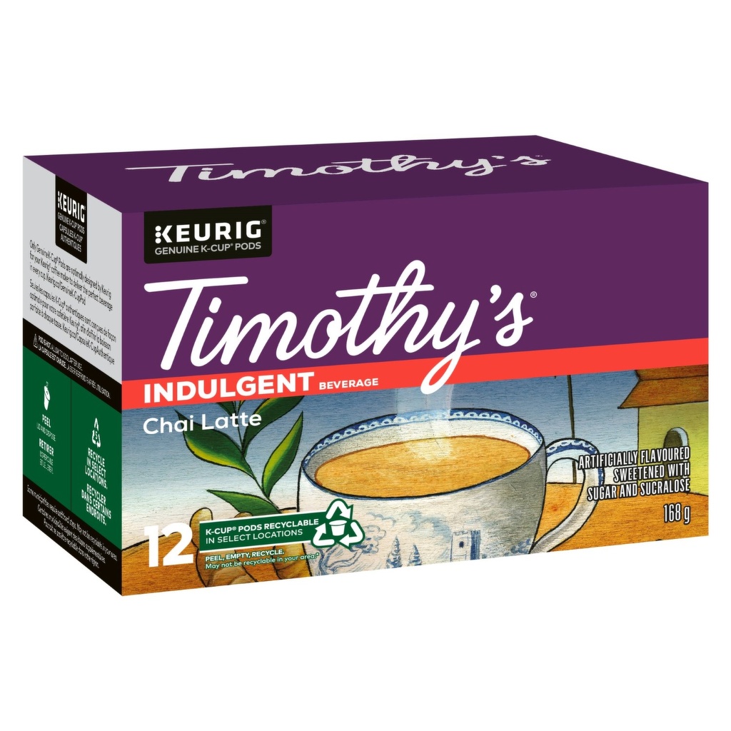 KG-77-06816#B💔 TWC Chai Latte Kcups 24 boxes x 4/case