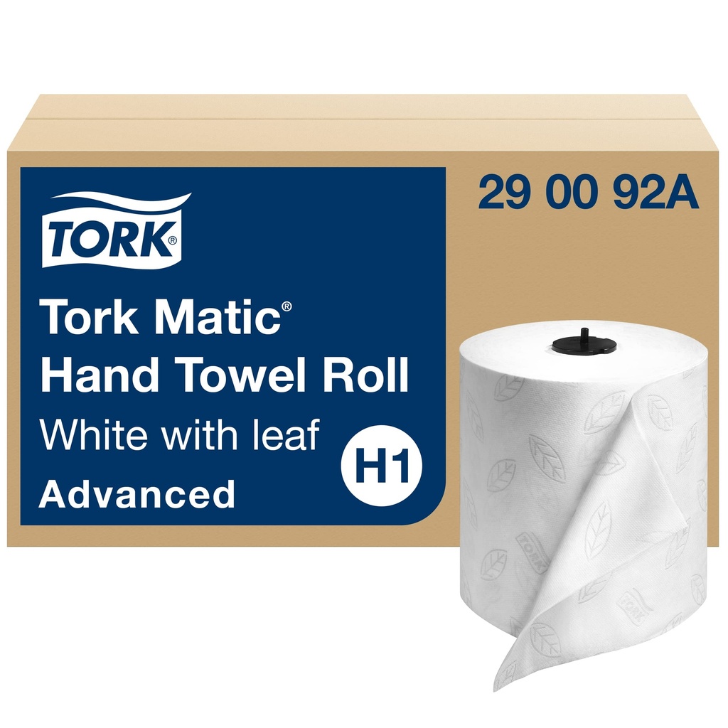 R3-14100338 Tork 290092A Roll Towel White 2Ply 6/CS