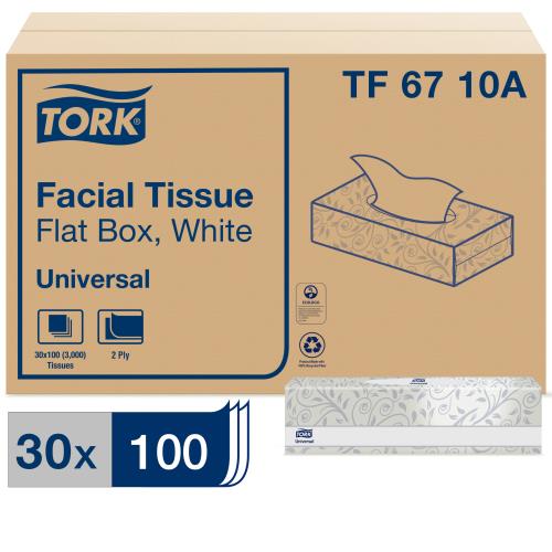 R3-14106710 Tork Advanced Facial Tissue 2ply white TF6710 30 per case