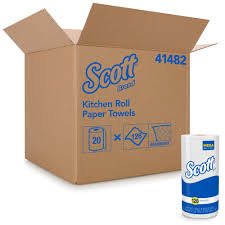 R3-15401482 Scott 1-ply 41482 Kitchen Paper Towel 20/case 128-sheets