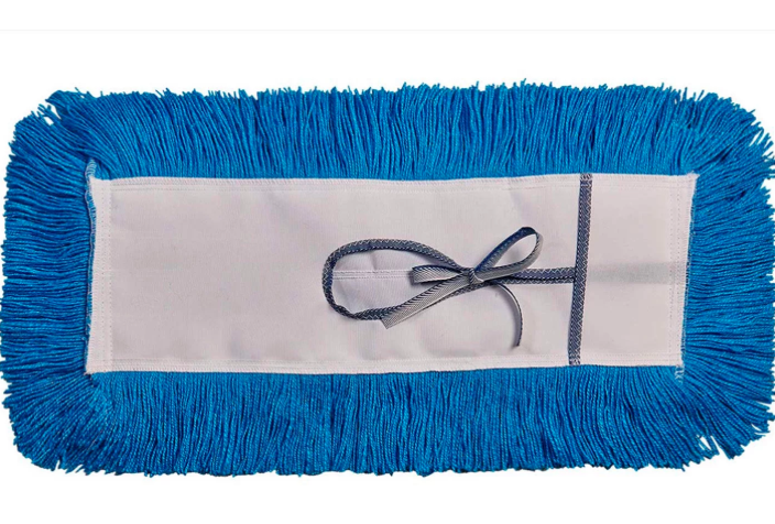 R3-57760312#B DuraPlus Dust Mop 24" Blue Tie-On