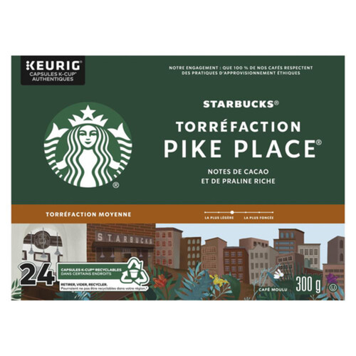 22276#B💔 Starbucks Pike Place Kcups 24 boxes x 4/case