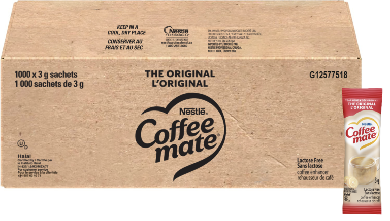 VP-18NE103 Coffee-Mate Powder Envelopes 1000x 3gram