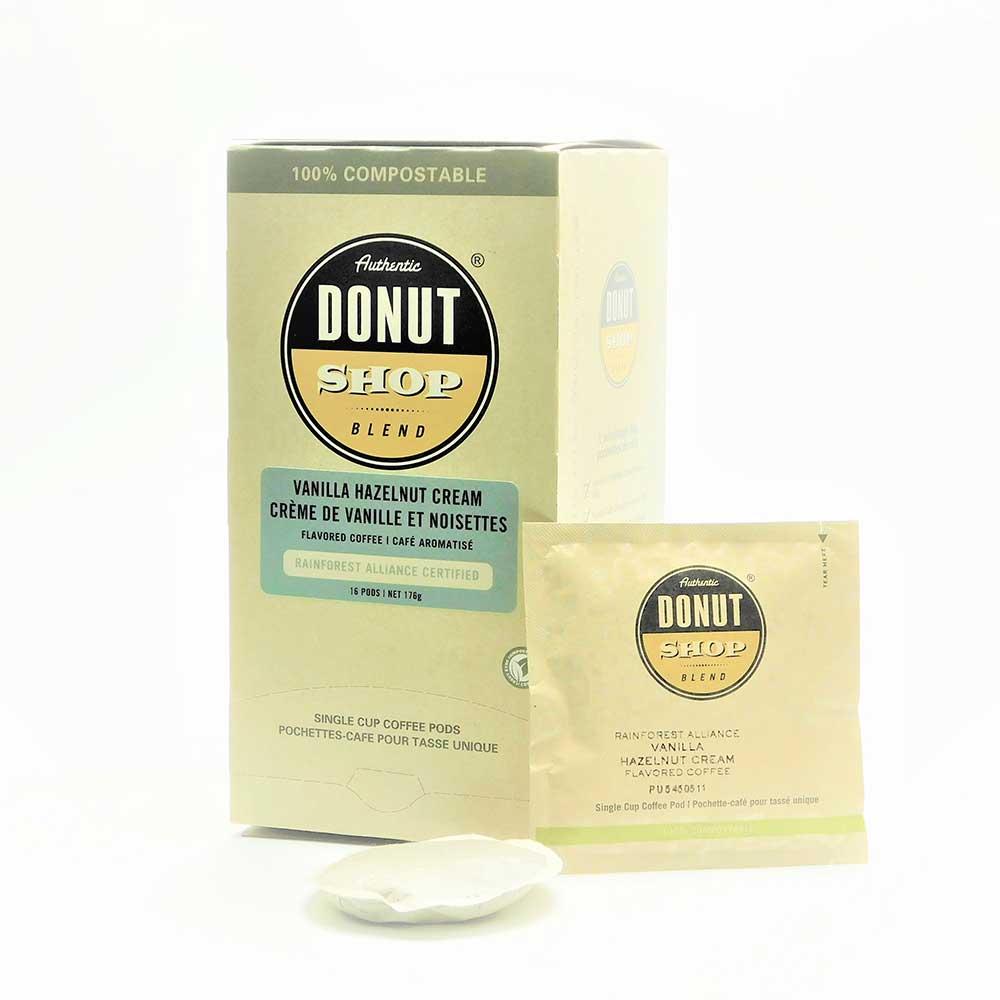 26706#B Reunion Vanilla Hazelnut Cream Pods 16/box
