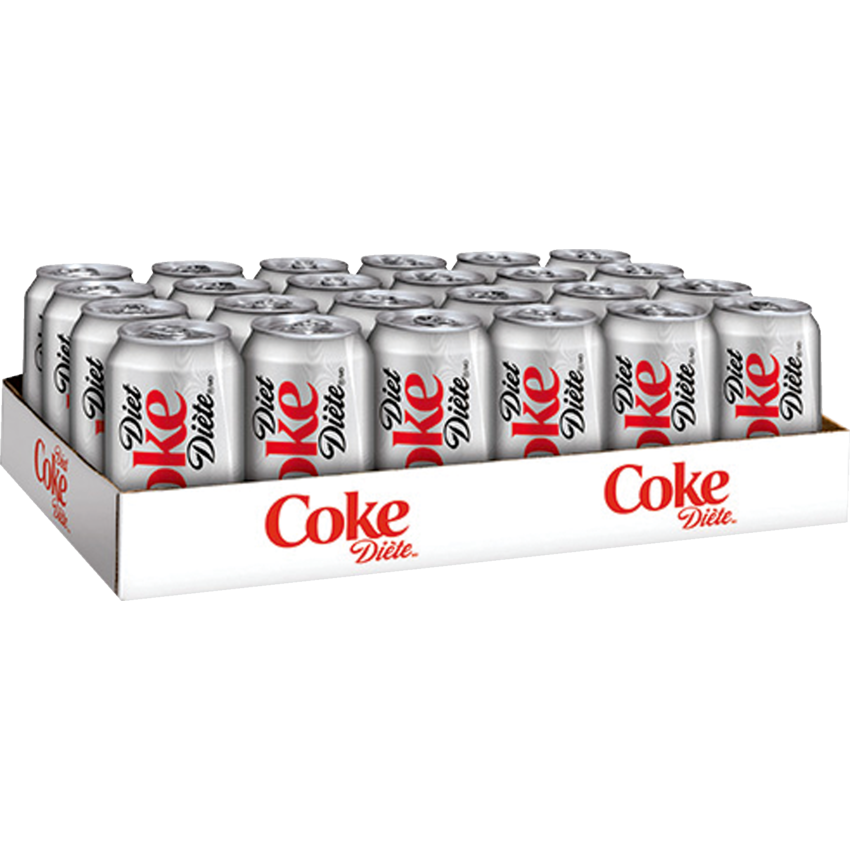 1001 Diet Coke 355ml Cans, 24/Case
