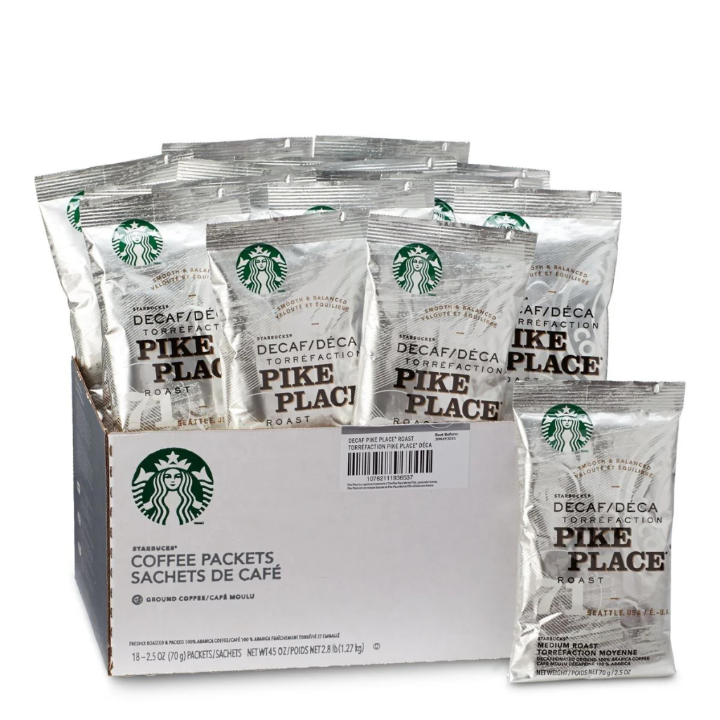 23367#B💔 Starbucks Decaf Pike Place decaf 2.5oz x 18/case