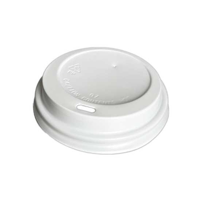FOR-062869 VBCLLH80DW Vicbay 8oz Hot Cup Dome Lid White, 1000/case