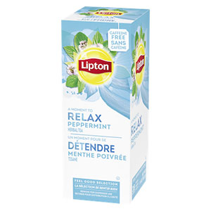 11875#B Lipton Peppermint Herbal Tea 28 Sachet