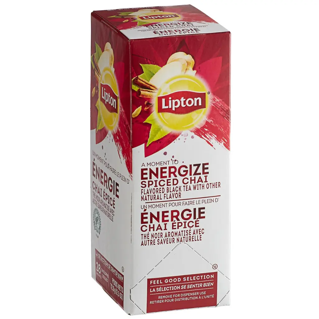 13122#B Lipton Spiced Chai Tea 28 Sachet