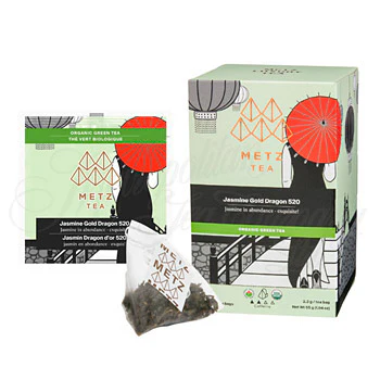 46338#B💔 Metz Luxury Tea Jasmine Golden Dragon 25 sachets x 6/case