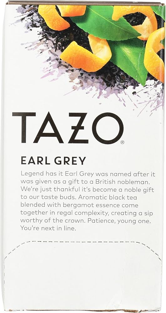6678#B💔 Tazo Tea Earl Grey 20 sachets x 6/case