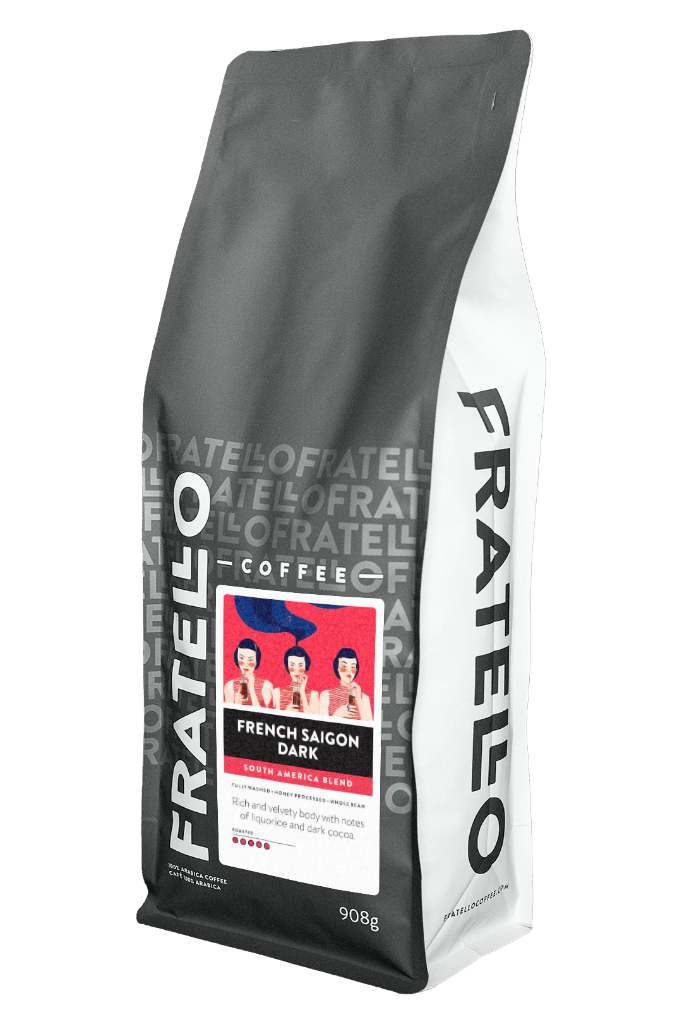 1FRA-B1430WB Fratello French Saigon Dark 5LB Beans