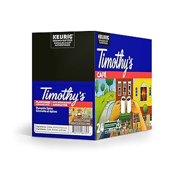 KG-96-06770#B Timothy's Pumpkin Spice K-cups 24/box