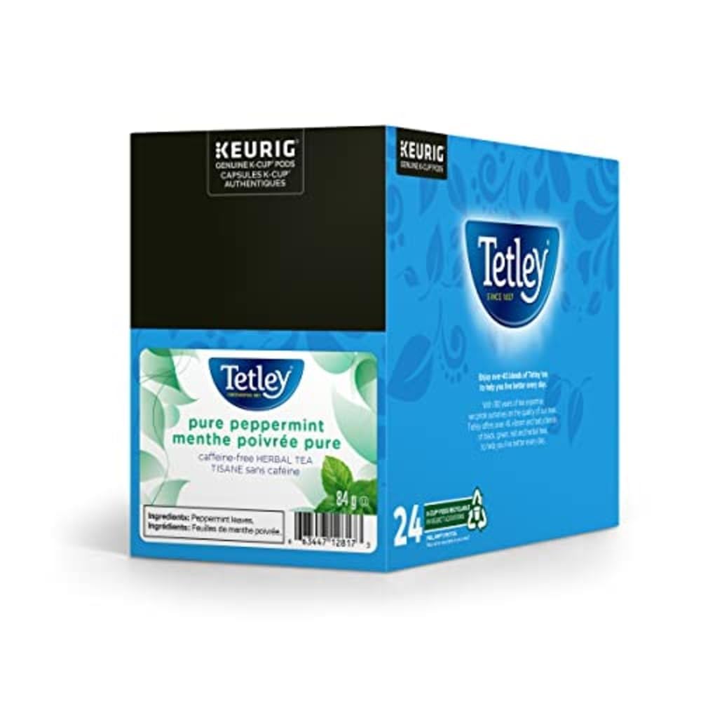 KG-81-12817#B💔 Tetley Peppermint Tea Kcups 24 boxes x 4/case