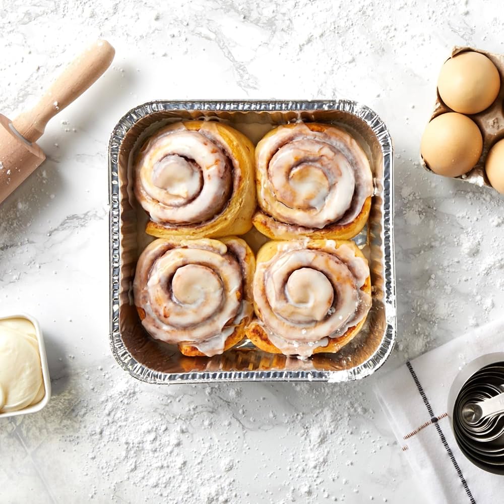 FOR-267108 Vicbay Aluminum Square Cake Pan 8x8x1.25" 500/case