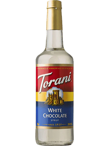 CC-340470#B Torani White Chocolate 750ml
