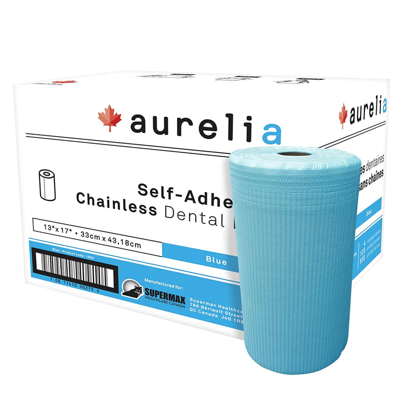 SM-1000 Aurelia Self Adhesive Bib in Roll Format, 500/case