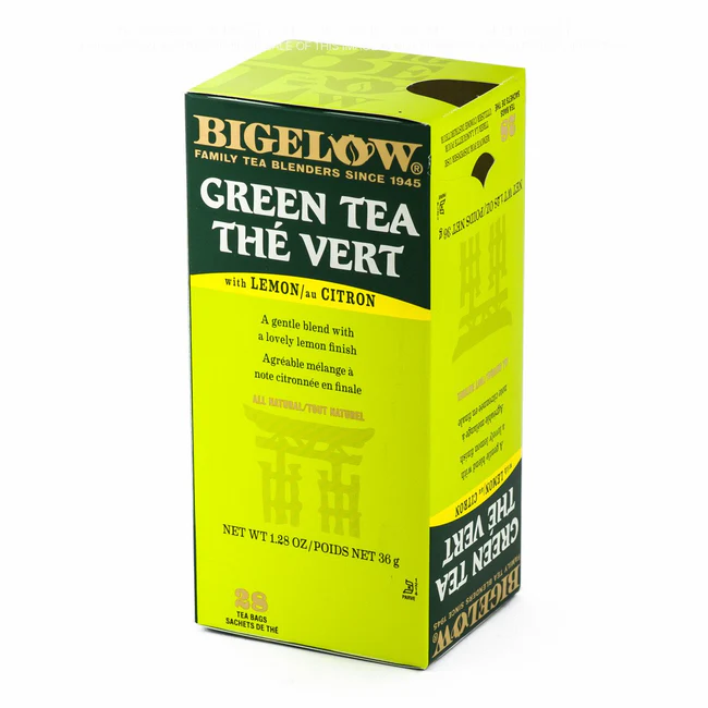 3732#B💔 Bigelow Green Tea Lemon 28/Box