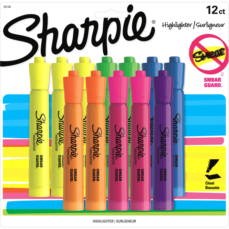 OS-SAN25145 Sharpie Accent Tank Highlighter. 12pkg