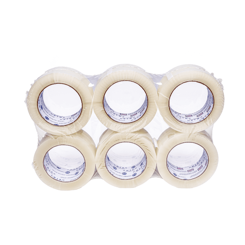 OS-LEP07580 Tape Pack 2X50M Clear, 6/pk