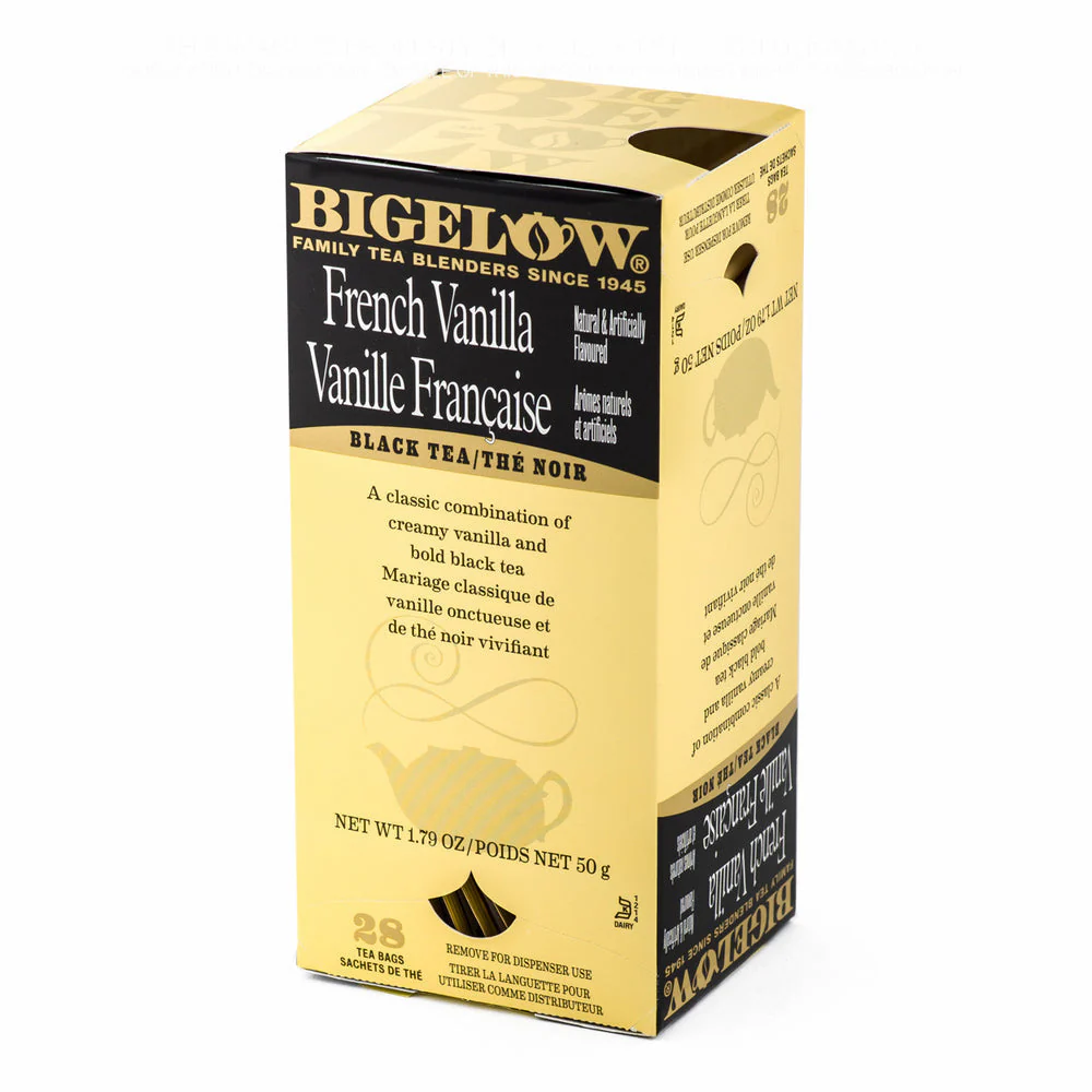 7148#B💔 Bigelow French Vanilla Tea 28 sachets x 6/case