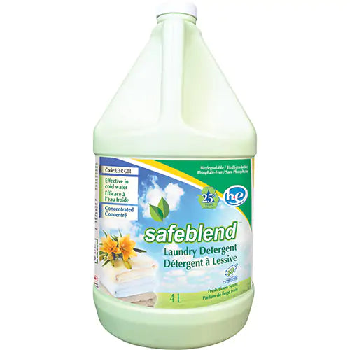 FOR-358038#B Safeblend Fragrance Free Laundry Detergent 4L