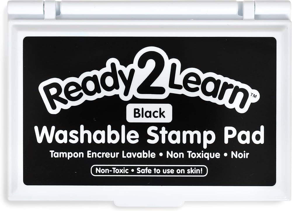 OS-CEI506 Ready2Learn Washable Stamp Pad Black Ink