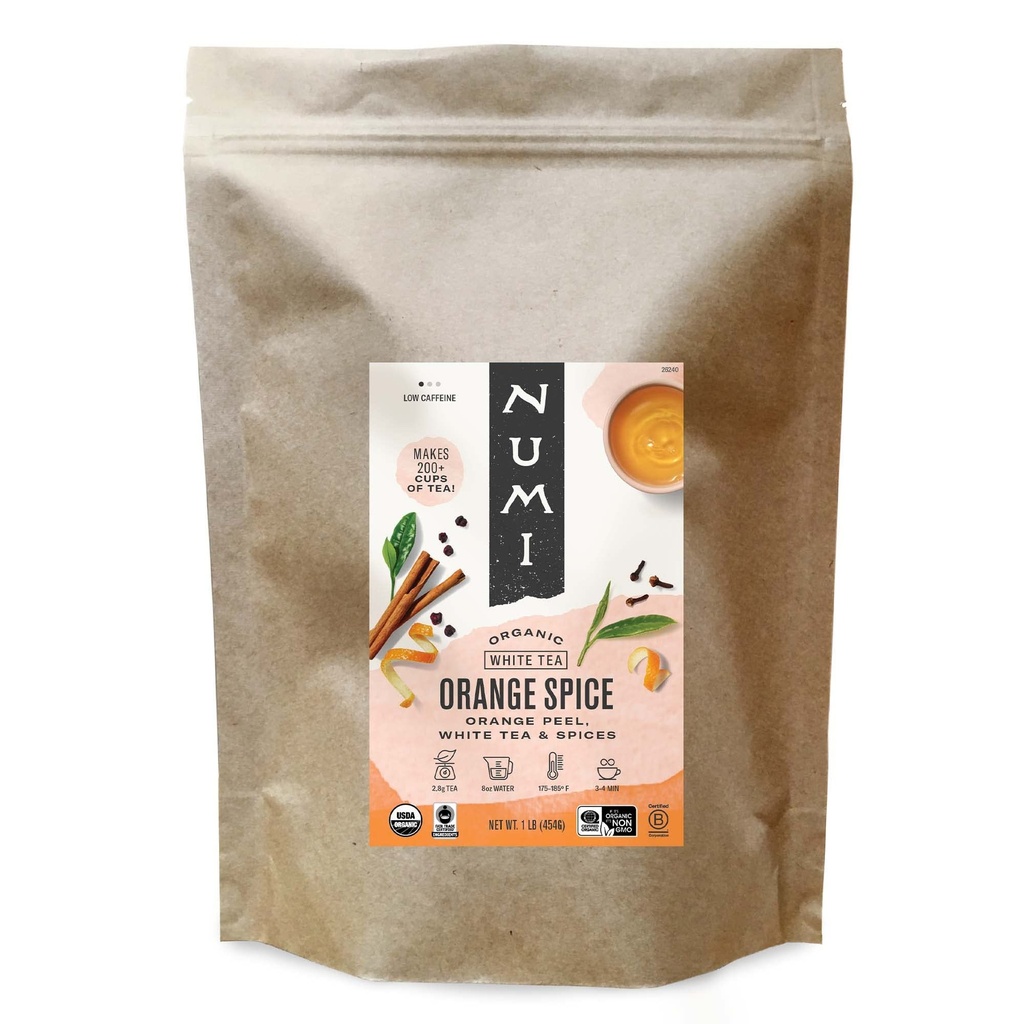 GH-20240 Numi Loose Leaf Orange Spice Tea 1LB