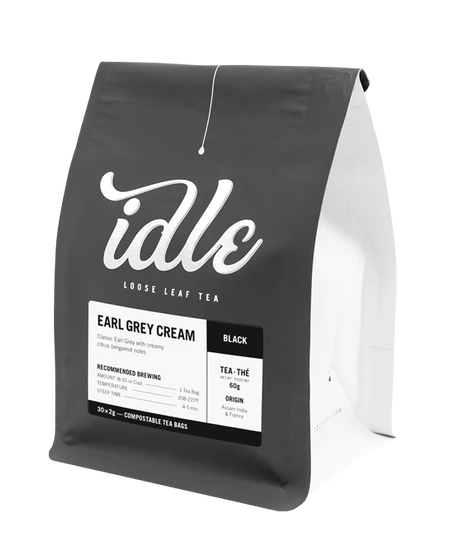 FRA-IDLEGC8 Idle Earl Grey Cream Loose Leaf 8oz Bag