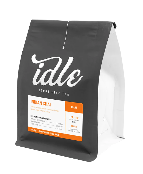 FRA-IDLIC8 Idle Indian Chai Loose Leaf Tea 8oz Bag
