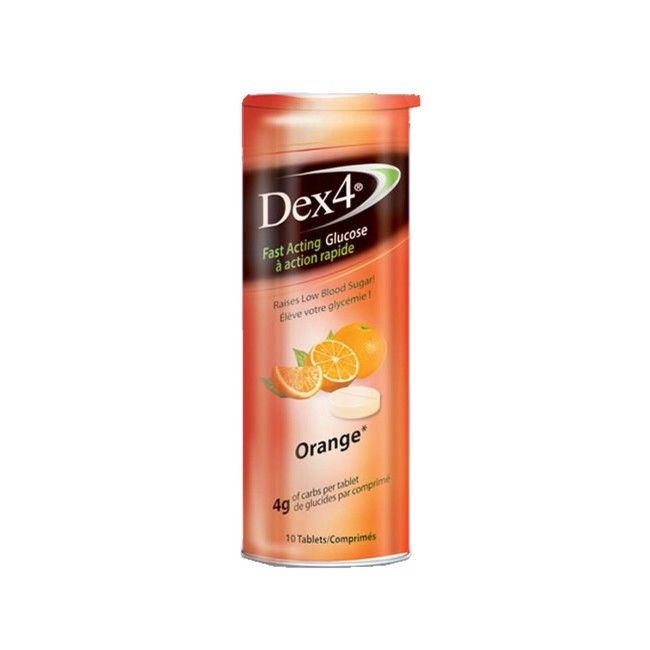 IS-006-312V#B Dex 4 Glucose Tablets Orange Flavour