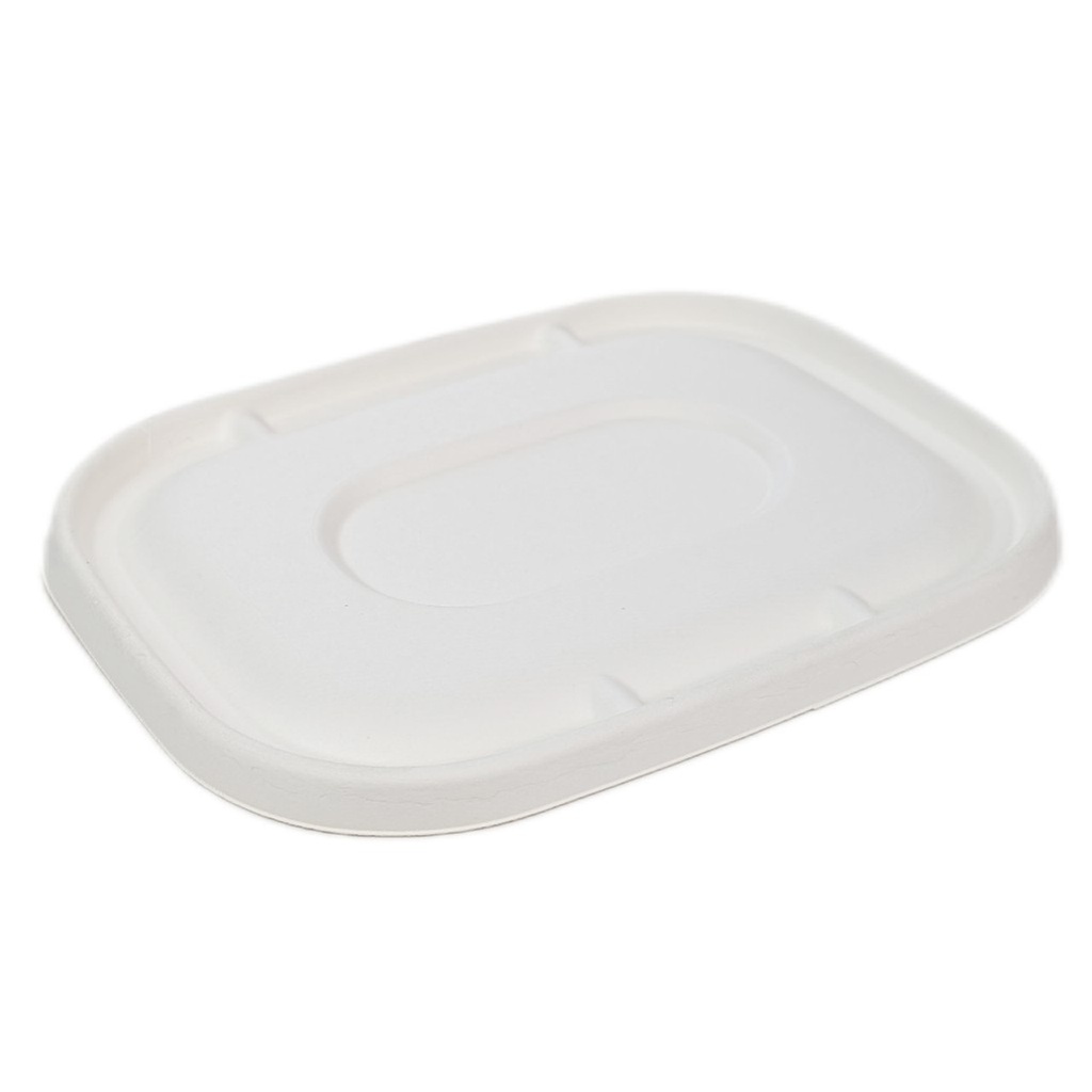 EP-UBL Compostable Sugarcane U-Shape Bowl Lid, 400/case