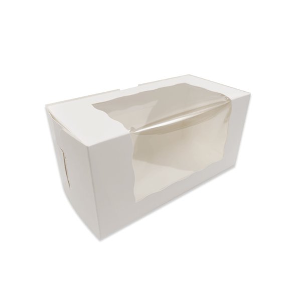 FOR-441035 Vicbay 8x4x4 Cupcake Window Box, White, 100/bundle 